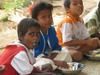 Red Hills / Madras / Heimkinder beim Abendessen